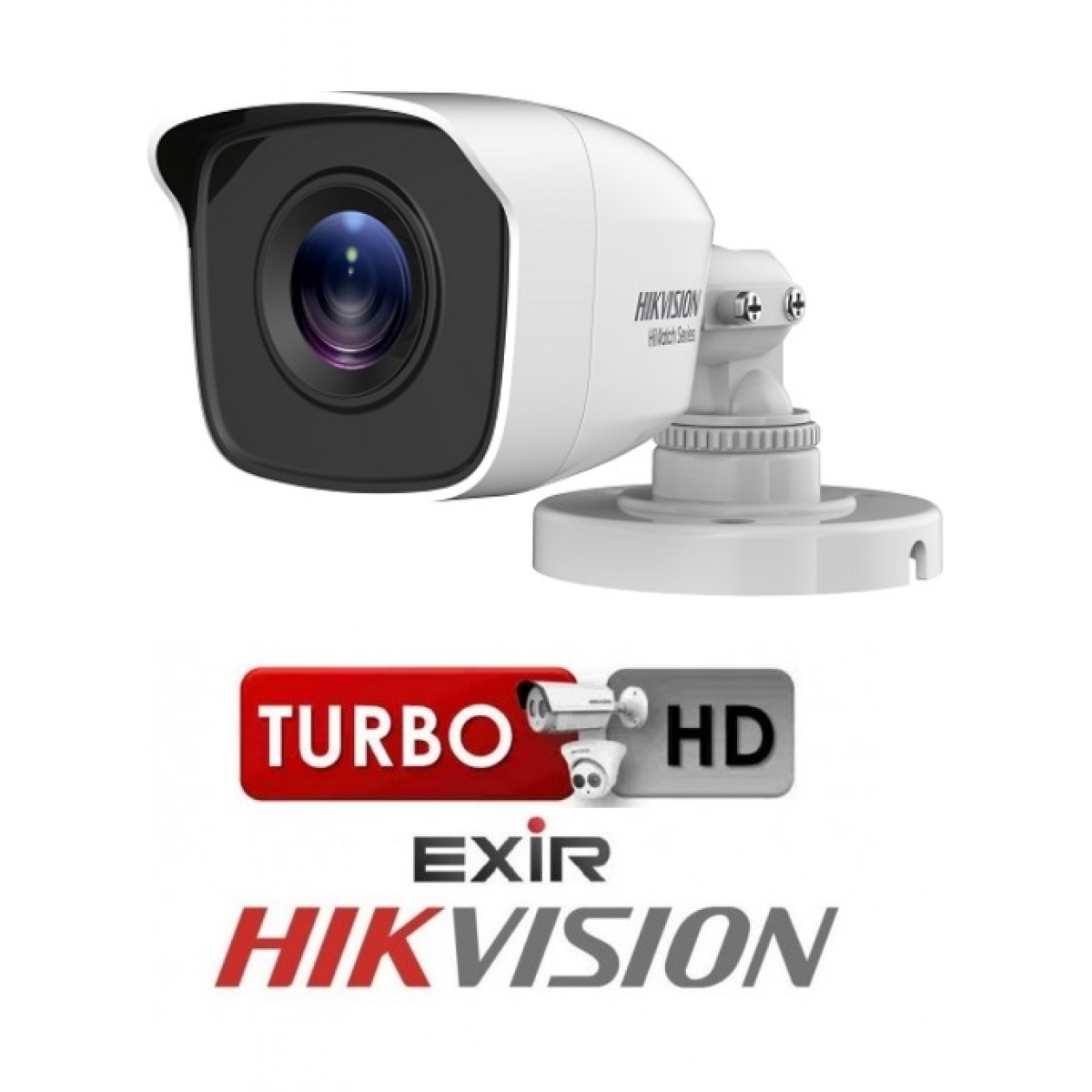 Camera Bullet TurboHD 4MP IR 20m EXIR 2.0 Obiectiv Fix Hiwatch Hikvision