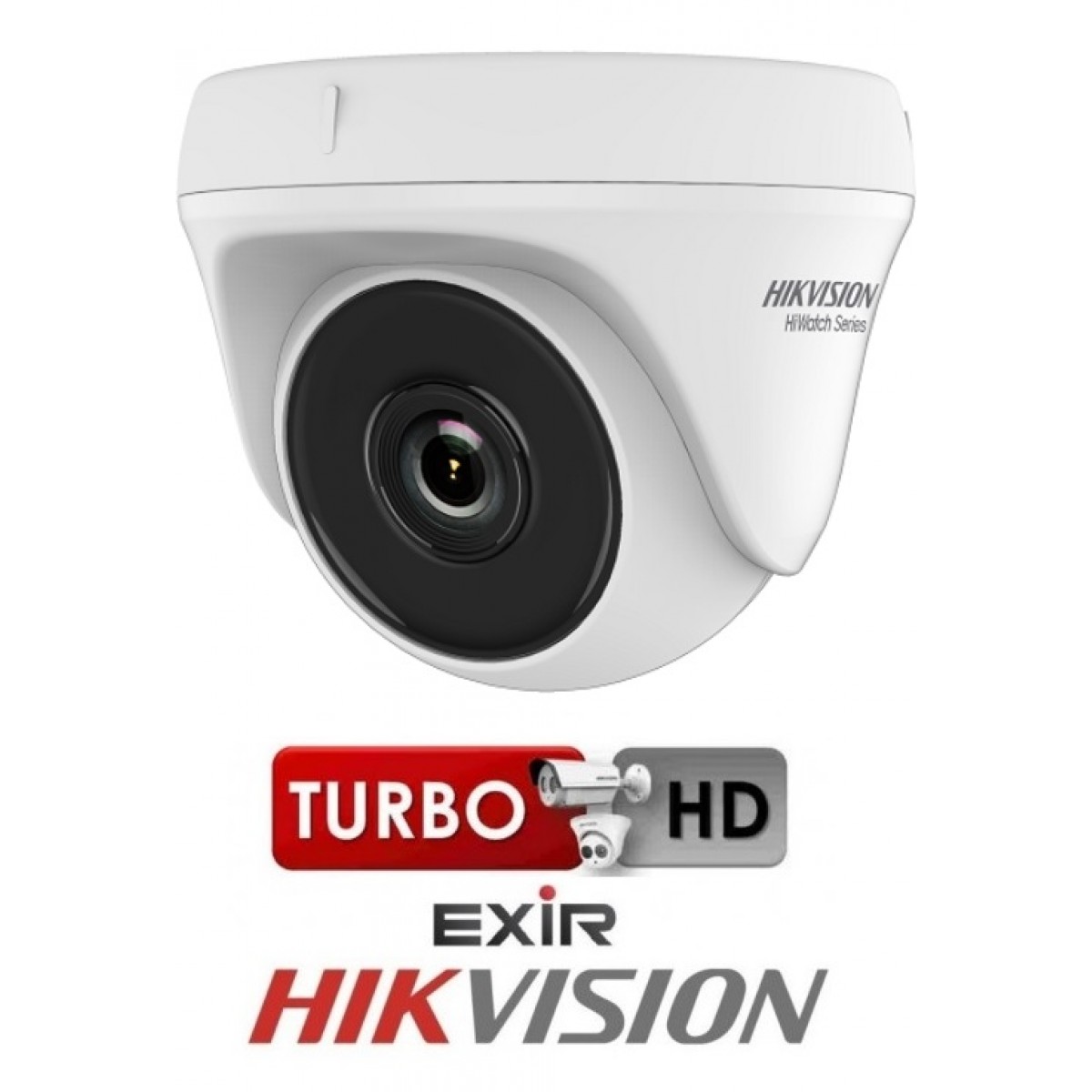 Camera Dome TurboHD 2MP IR 20m EXIR 2.0 Obiectiv Fix Hiwatch Hikvision