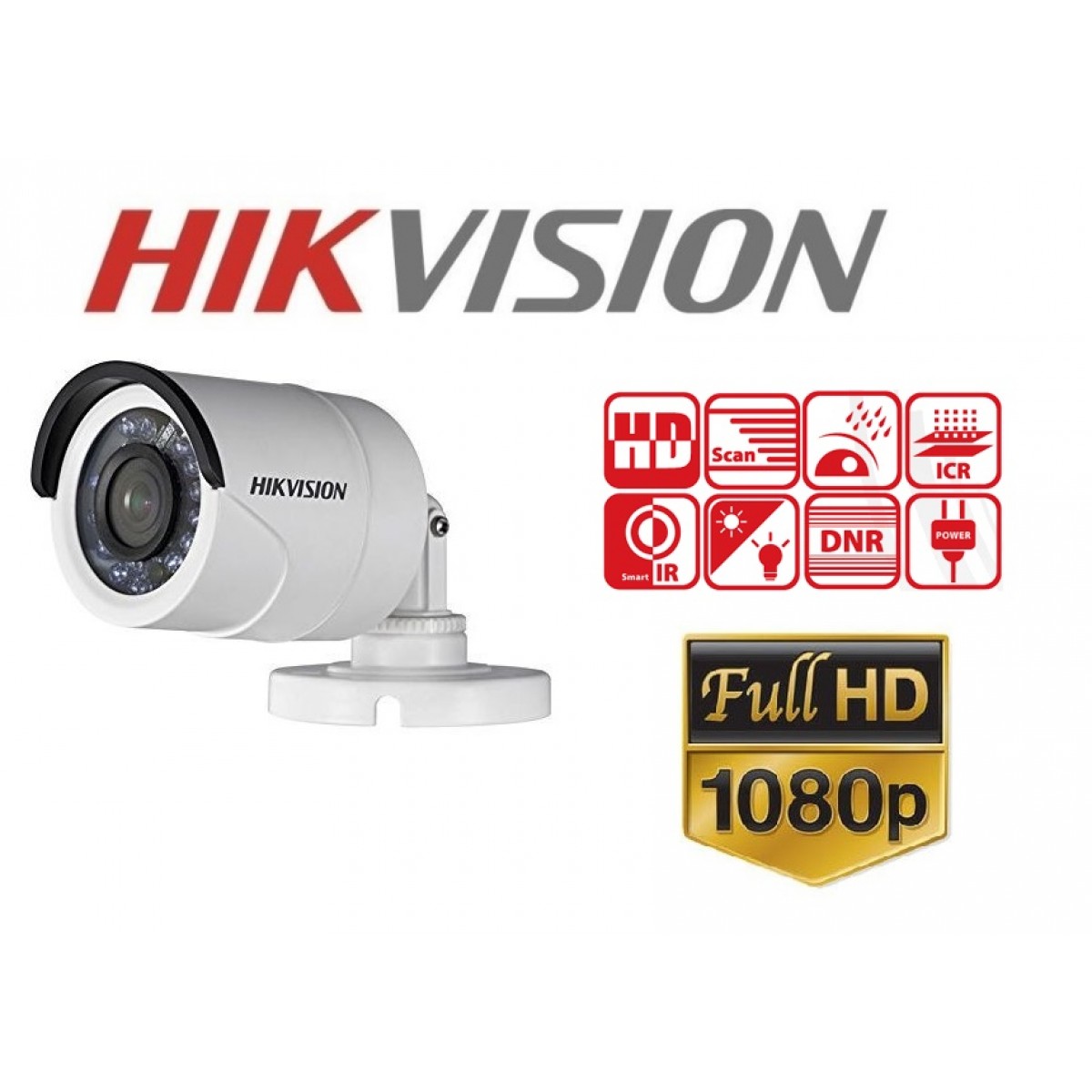 Camera Exterior 2Mpx IR 20m Hikvision 
