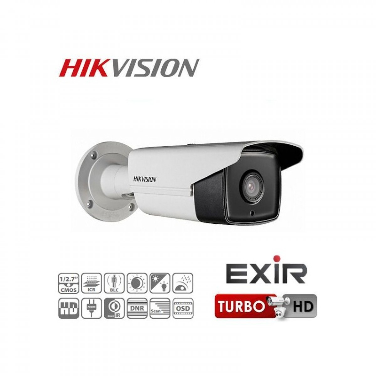 Camera Exterior Turbo HD Lentila Fixa 3.6mm IR 40m 1080p Hikvision MP Camera Exterior Turbo HD Lentila Fixa 3.6mm IR 40m 1080p Hikvision MP
