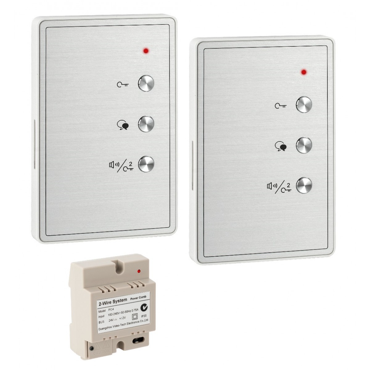 Kit intercomunicatie handsfree DT cablare 2 fire