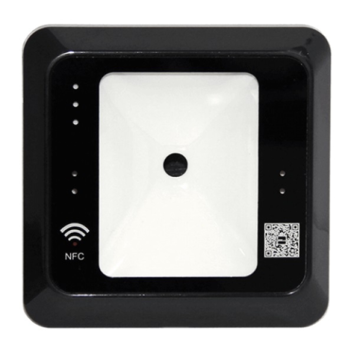Scaner coduri de bare 1D/2D cu cititor RFID integrat, negru