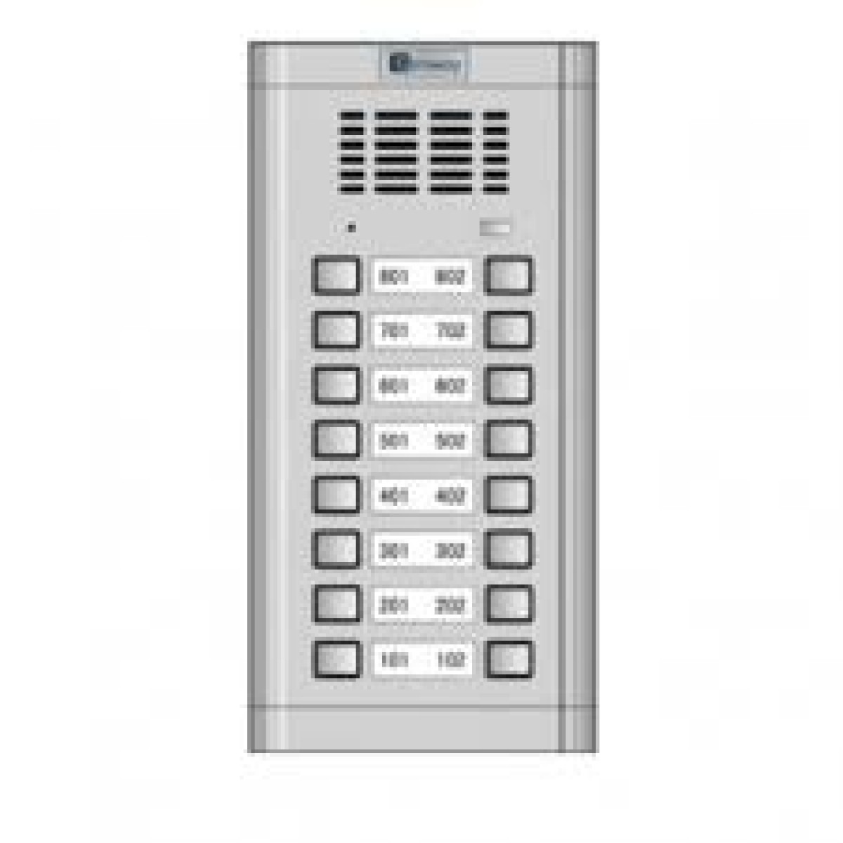 Post Exterior Videointerfonie 12 Familii Full-Duplex Alimentare 18VCC Post Exterior Videointerfonie 12 Familii Full-Duplex Alimentare 18VCC