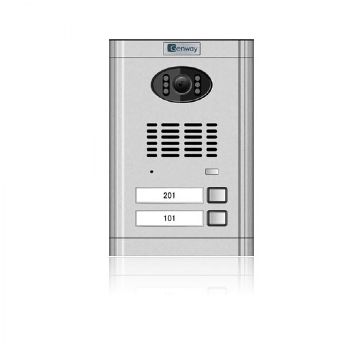 Post Exterior Videointerfonie pt 2Familii Full-Duplex Alimentare 18VCC