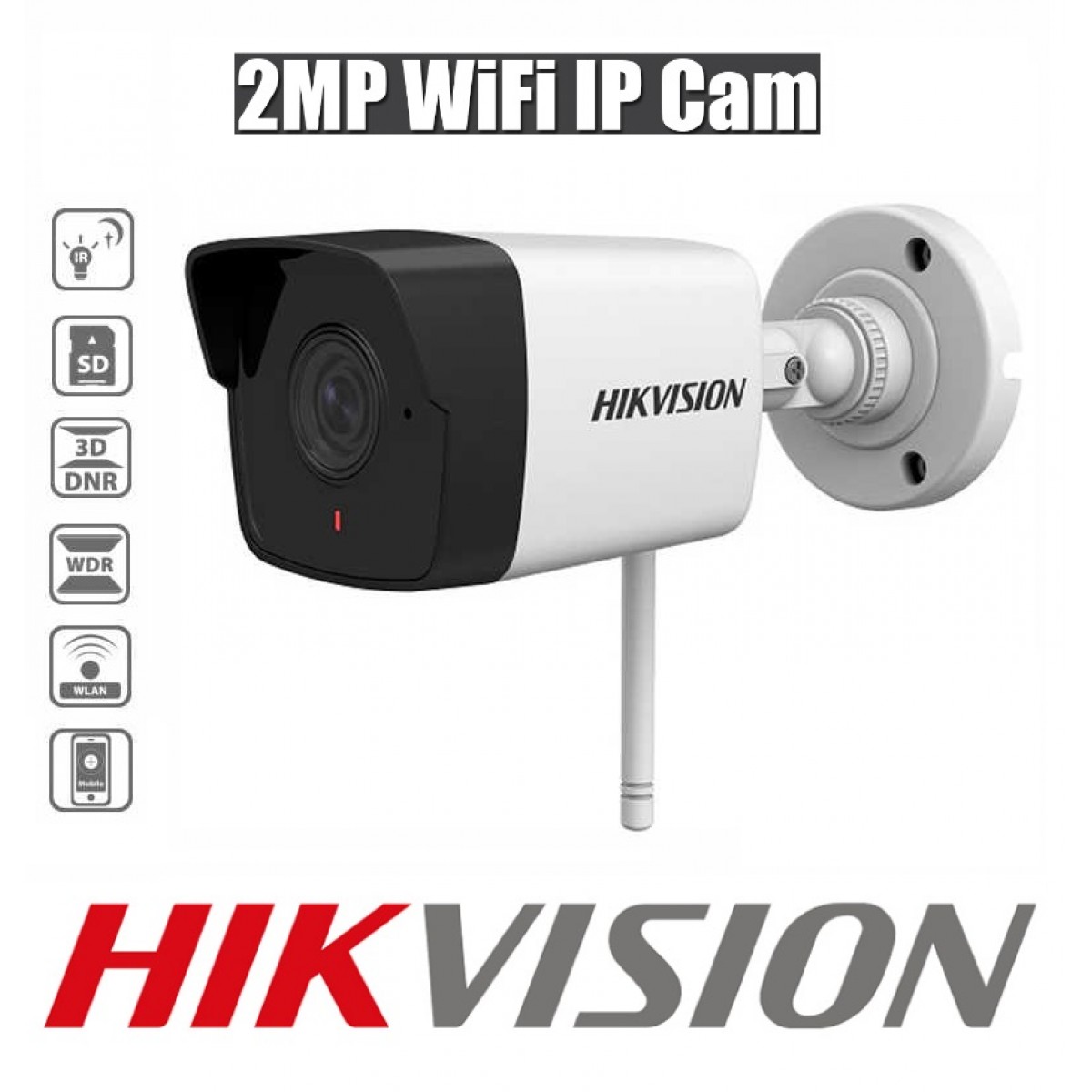 Camera Bullet WiFi FullHD IR 30m Obiectiv Fix 2.8mm Hikvision Camera Bullet WiFi FullHD IR 30m Obiectiv Fix 2.8mm Hikvision