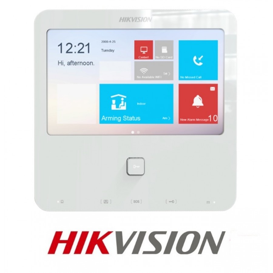 Post Interior Videointerfon color IP 7" TFT LCD Hikvision