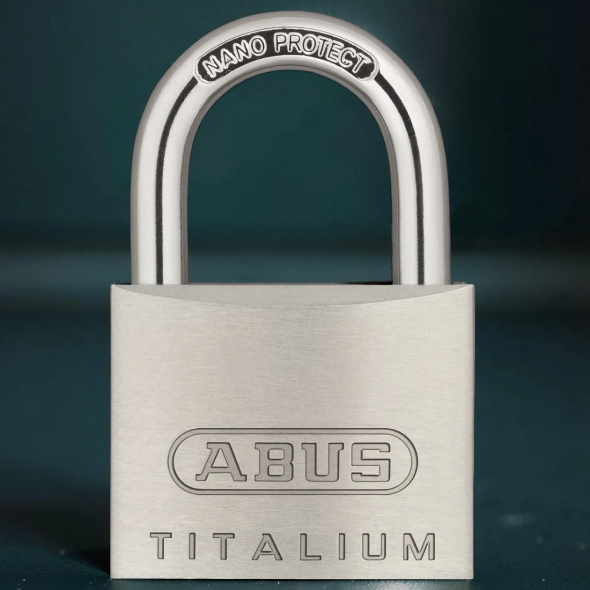 Lacăt ABUS TITALIUM 40mm cheie unică universală aliaj aluminiu aeronautic NANO Protect argintiu