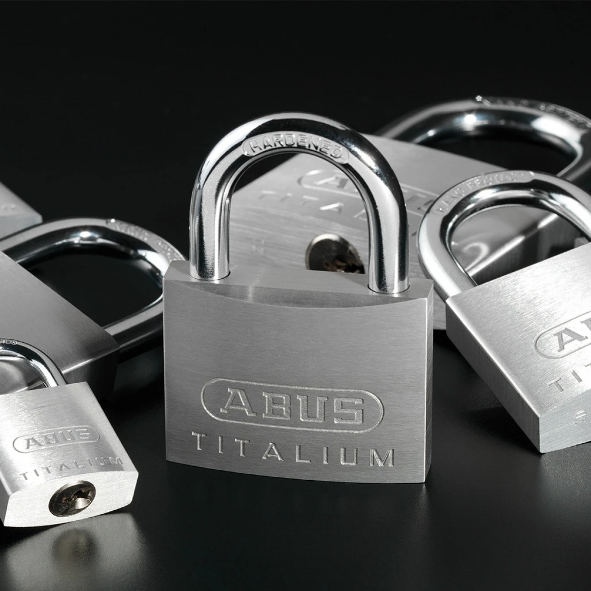 Lacăt ABUS TITALIUM 40mm cheie unică universală aliaj aluminiu aeronautic NANO Protect argintiu