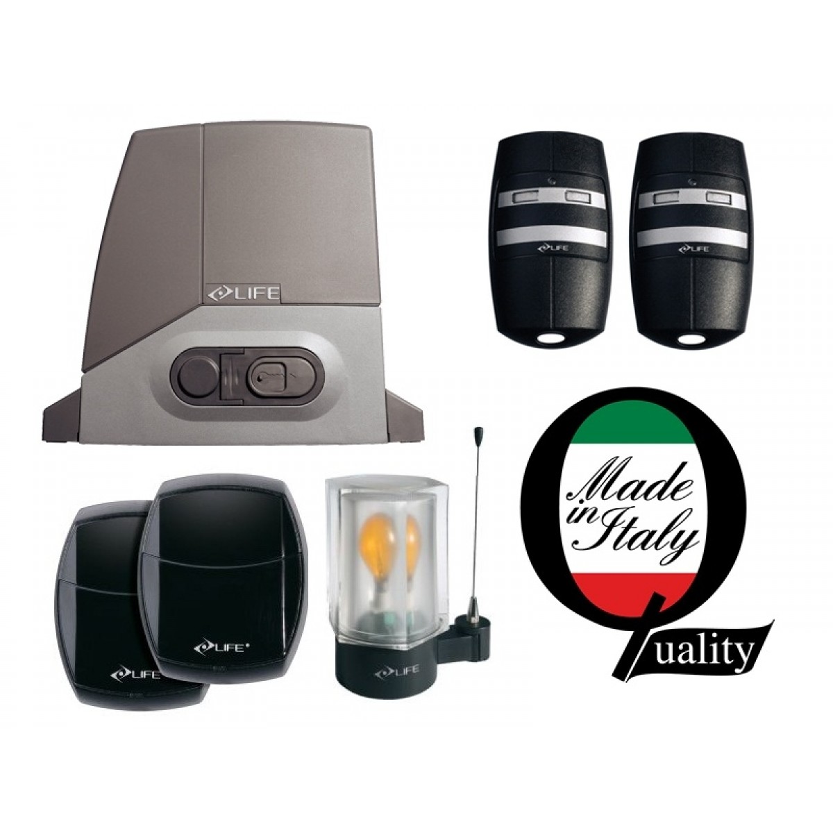 Kit automatizare poarta culisanta 400 Kg Italia