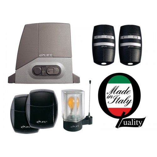 Kit automatizare poarta culisanta 400 Kg Italia