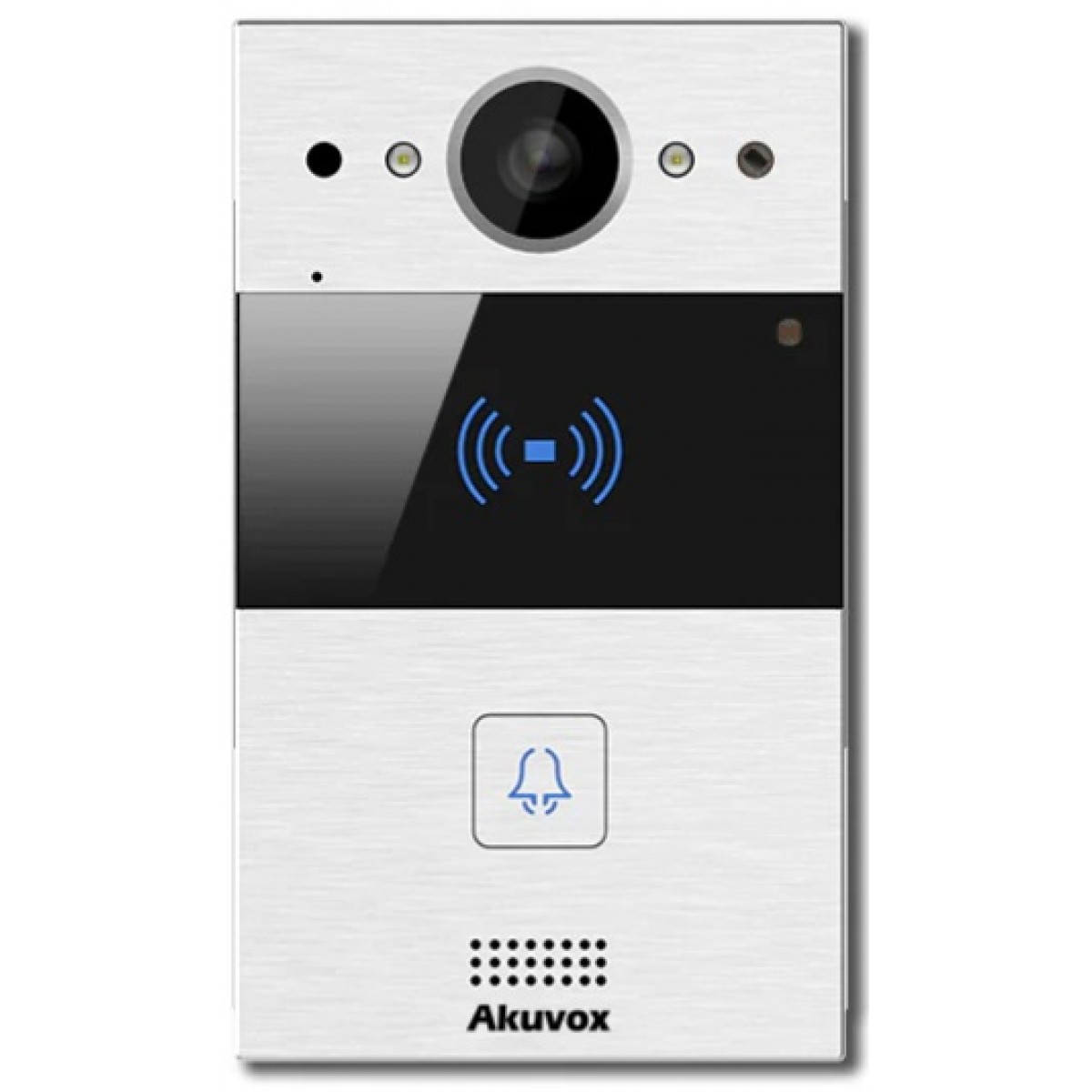 Akuvox - Post de apel video interfon IP, SIP pentru 1 abonat cititor RFID Mifare 13.56Mhz / NFC si EM125KHZ IP65