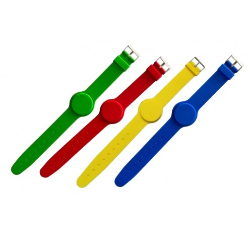 Bratara proximitate piscina silicon cu catarama inox - Mifare