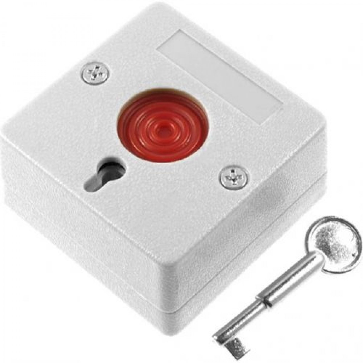 Buton panica plastic cu cheie