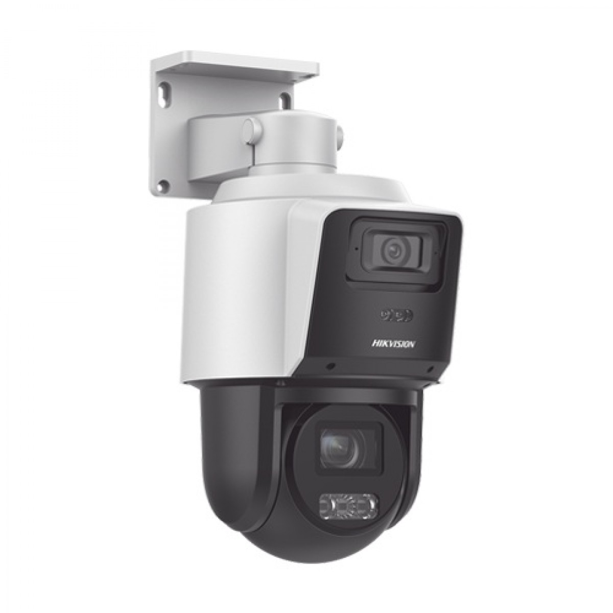 Camera IP PTZ TandemVu, 4MP dual, zoom optic 4X, IR 40m & WL 30m - HIKVISION