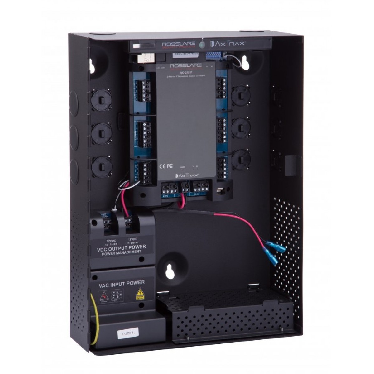 Centrala control acces IP 1usa bi / 2 usi unidirectionale Rosslare Black