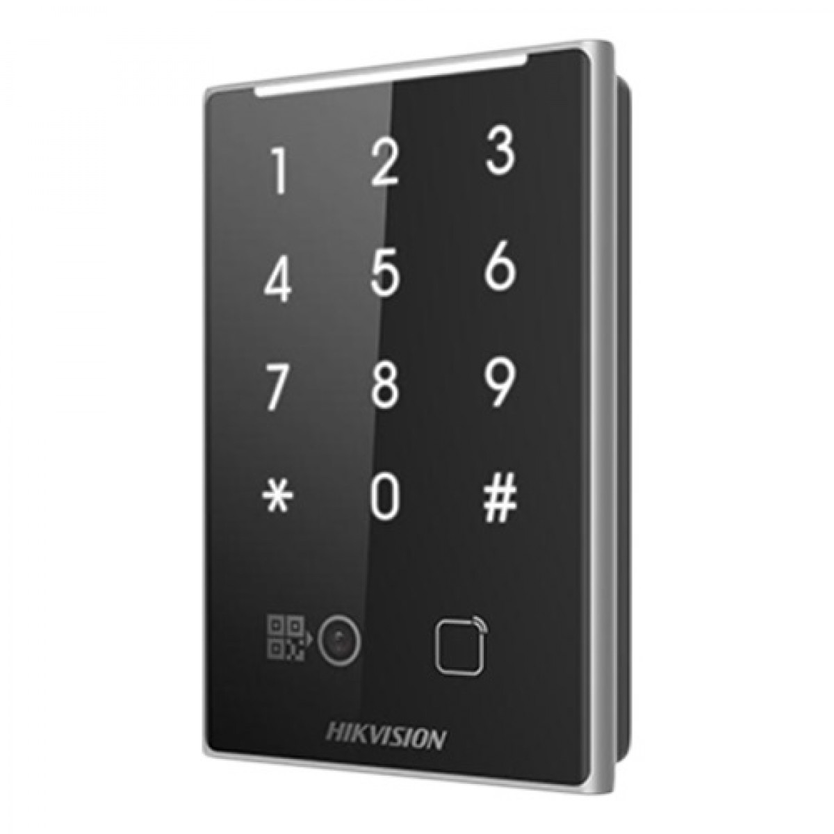 Cititor de proximitate MIFAR, cod QR, Wiegand, RS-485, tastatura integrata -HIKVISION Cititor de proximitate MIFAR, cod QR, Wiegand, RS-485, tastatura integrata -HIKVISION