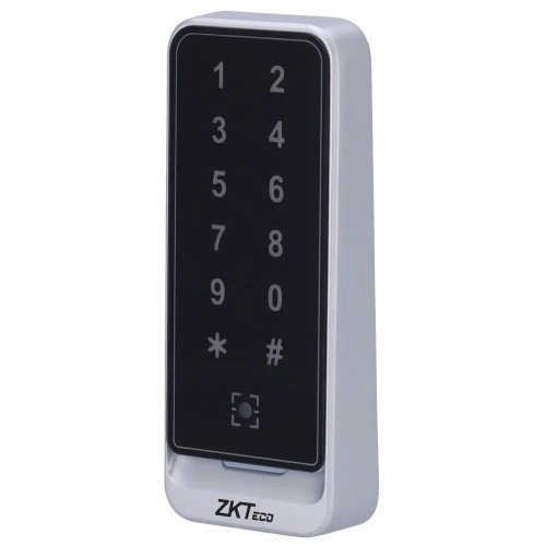 Cititor de proximitate RFID EM 125kHz , PIN si cod QR, cu comunicatie Wiegand si RS485, tastatura touch, IP65