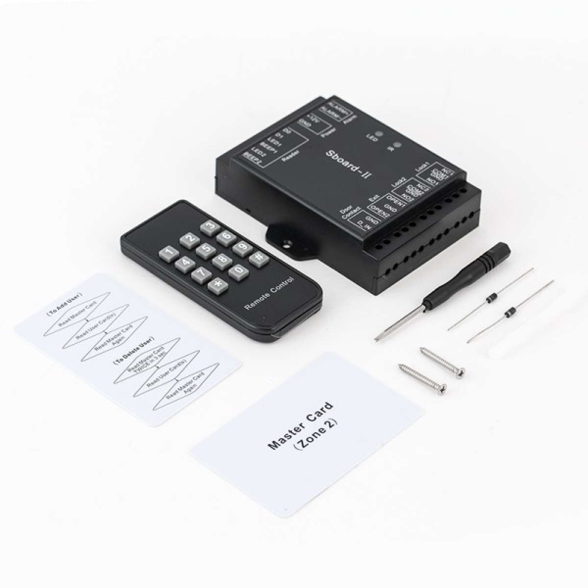 Modul de control acces pentru o usa bidirectionala