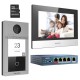 Kit videointerfon wireless IP Hikvision acces card smartphone 1 familie