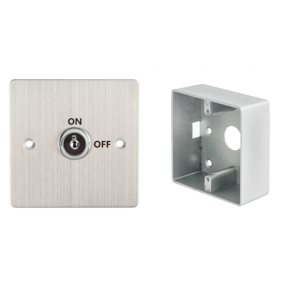 Buton aplicabil metalica - 2 comenzi - on-off