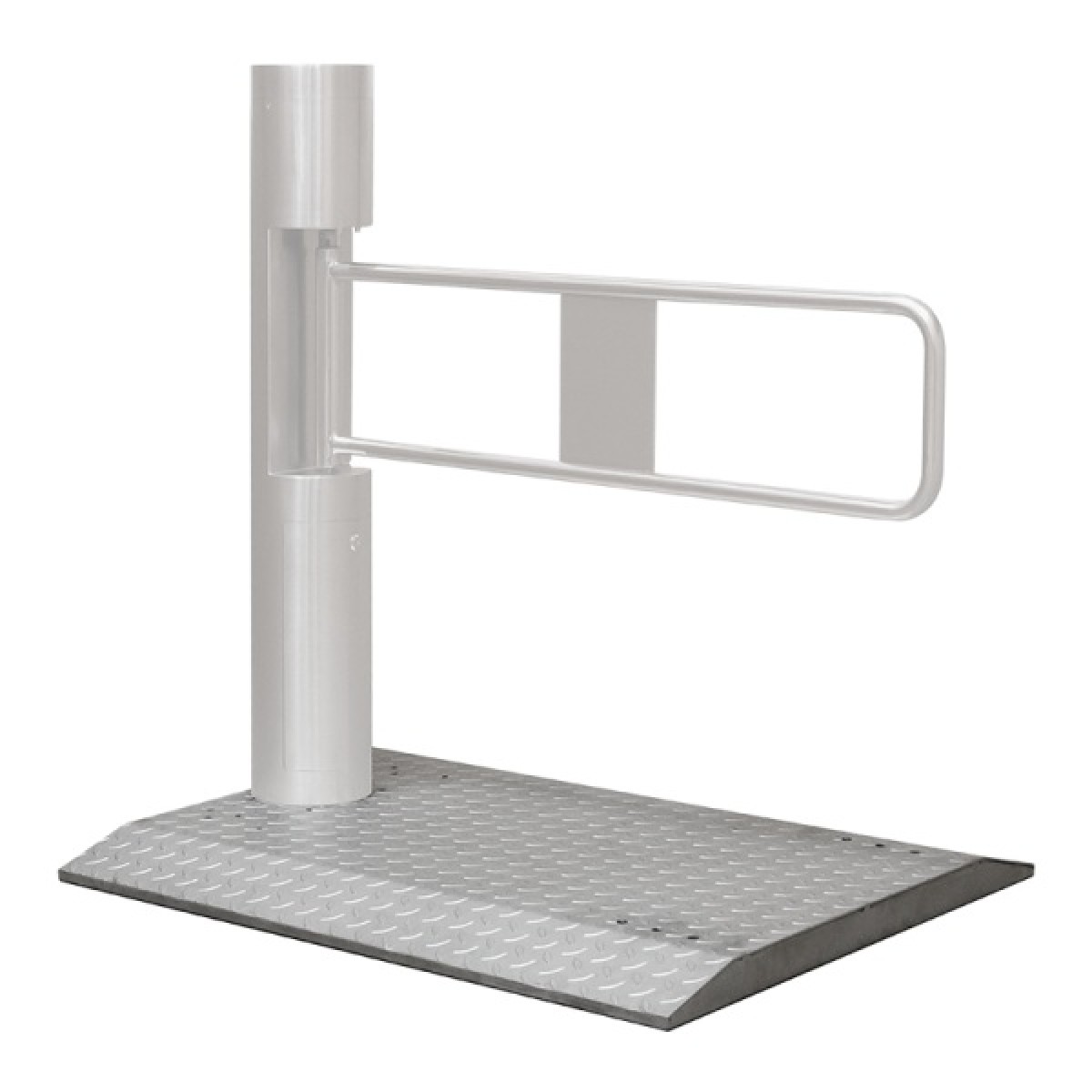 Platforma portabila inox pentru montaj turnichet si poarta batanta