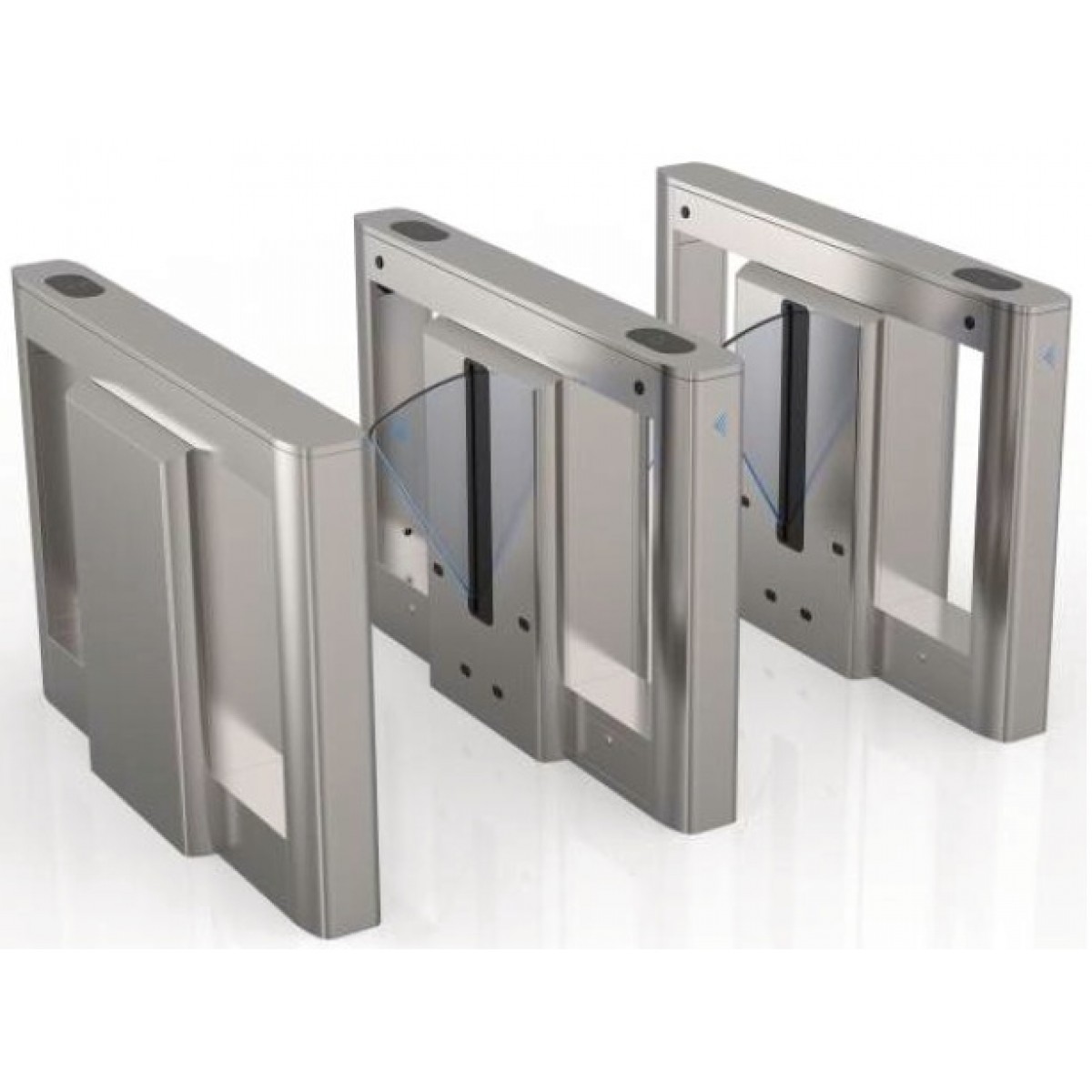 Porti retractabile pentru una sau mai multe cai de acces, cu calea de trecere de 550mm - modul mijloc dublu