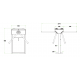 Turnichet tripod dublu, semi automat, drop arm, compact 