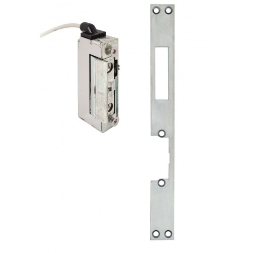 Yala electromecanica incastrabila rezistenta la apa, IP65, buton de deblocare, memorie,simetrica,reversibila + shield lung