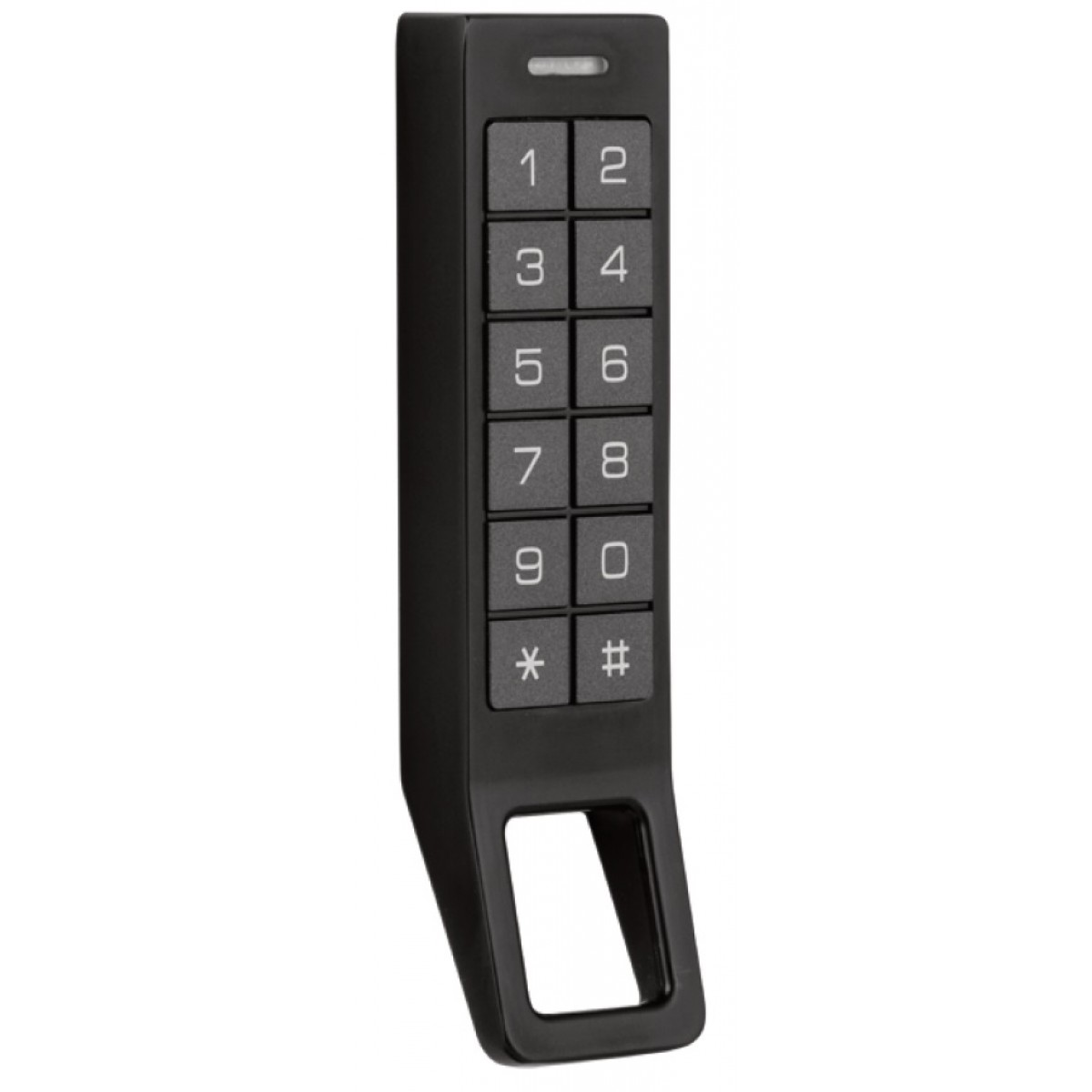 Incuietoare standalone pentru usi de vestiare si dulapuri cu cititor RFID MF 13,56 MHz si cod numeric PIN, negru 2