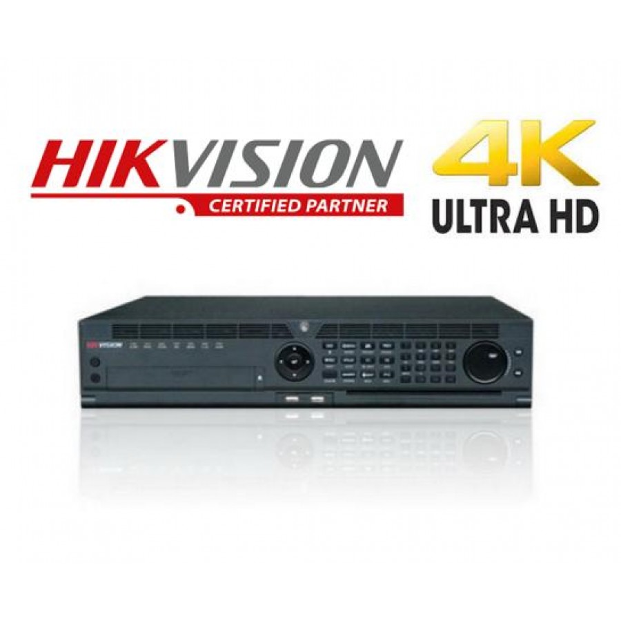 Videorecorder NVR 4K 64 Video 1 Audio 12 Mpx Hikvision