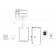 Terminal control acces biometric cu recunoastere faciala, palma, amprenta si detectie masca si temperatura Terminal control acces biometric cu recunoastere faciala, palma, amprenta si detectie masca si temperatura