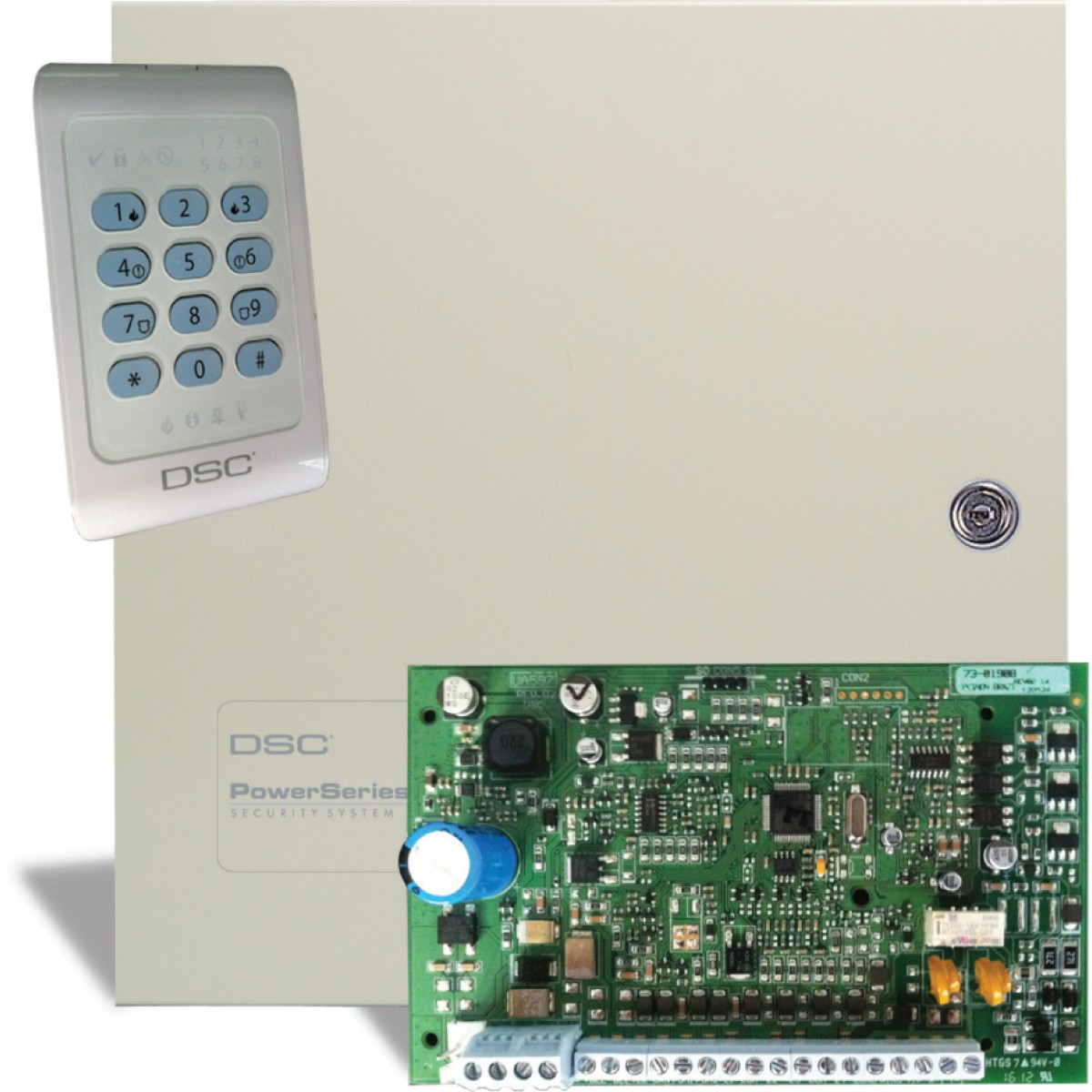 Sistem Alarma Efractie Centrala Power 8 Zone Canada Dsc