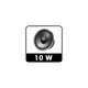 Boxa aplicabila de perete alba 10w 110V RMS 8 ohmi Boxa aplicabila de perete alba 10w 110V RMS 8 ohmi