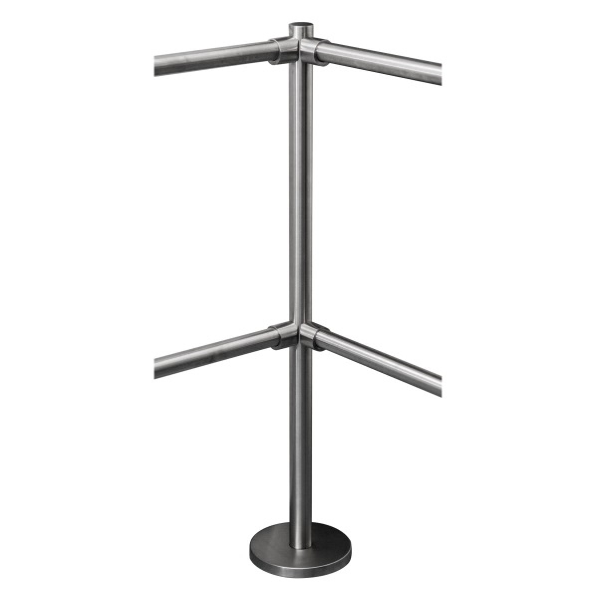 Stalp intermediar 90° din INOX