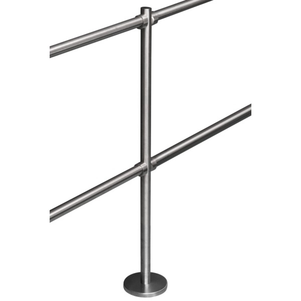 Stalp intermediar 180° din INOX