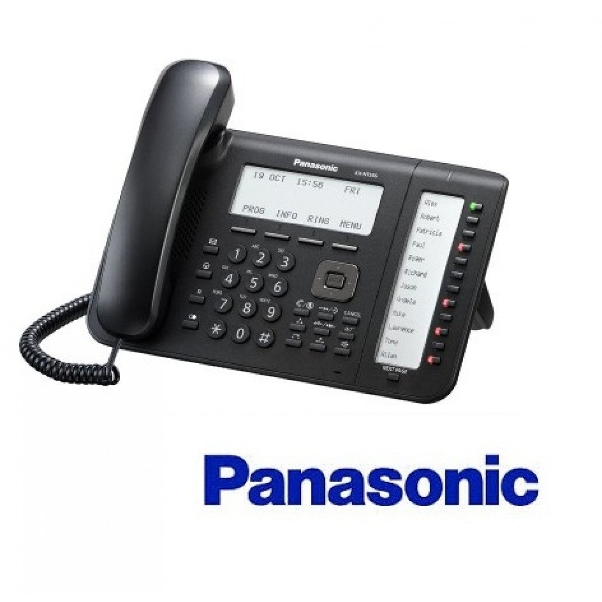  Telefon proprietar IP Panasonic Alb/Negru V
