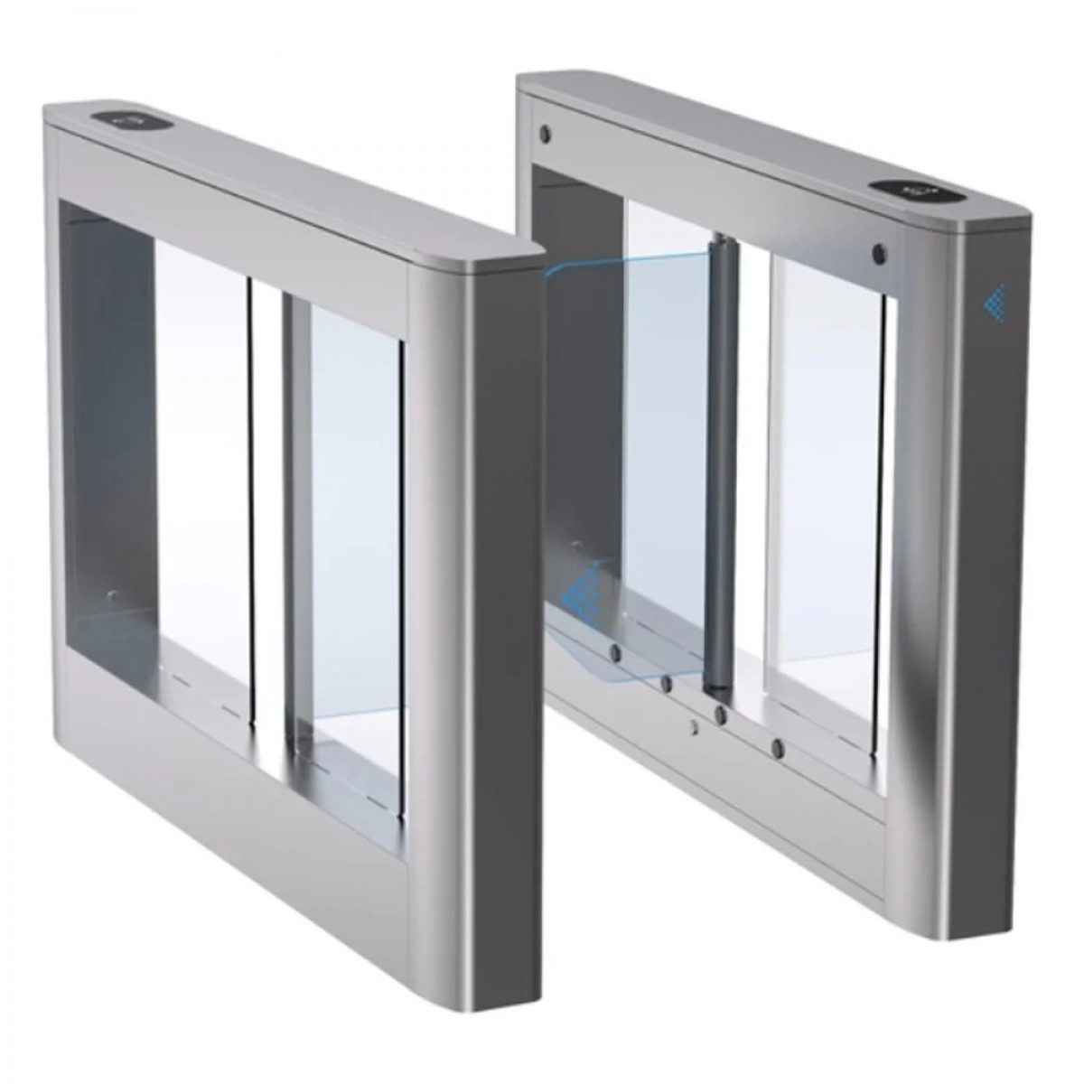 Poarta batanta pentru una sau mai multe cai de acces cu calea de trecere de 900mm din Inox Satinat Poarta batanta pentru una sau mai multe cai de acces cu calea de trecere de 900mm din Inox Satinat