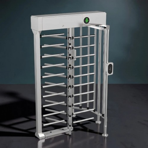 Turnichet Vertical Semi-Automat Inox 1 Cale Acces