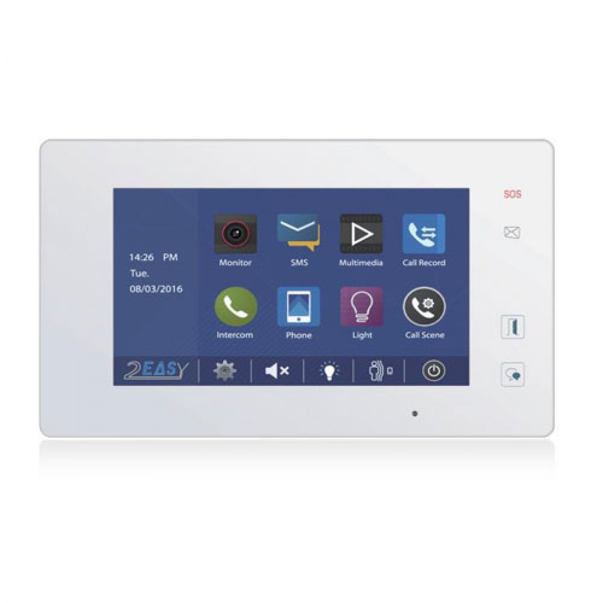 Post Interior Vila Video 7" SD Touch DT  cu Memorie new