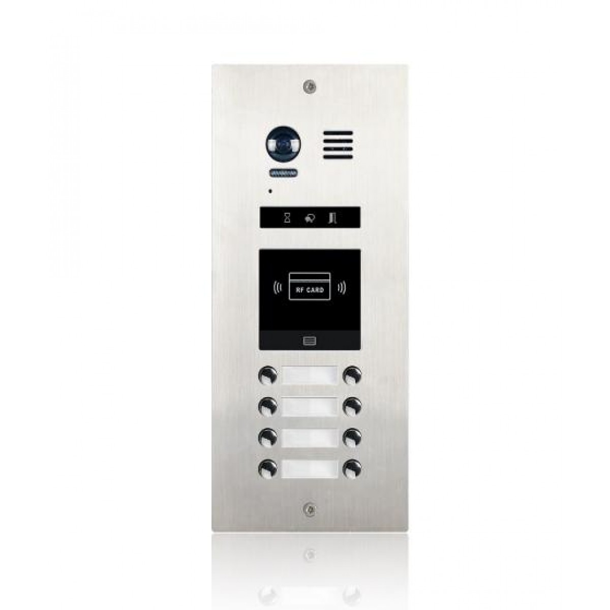 Post Exterior Videointerfon 8 Familii Cu Control Acces Antivandal DT