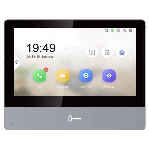 Post Interior Videointerfon IP 7" IPS LCD color 128MB Hikvision