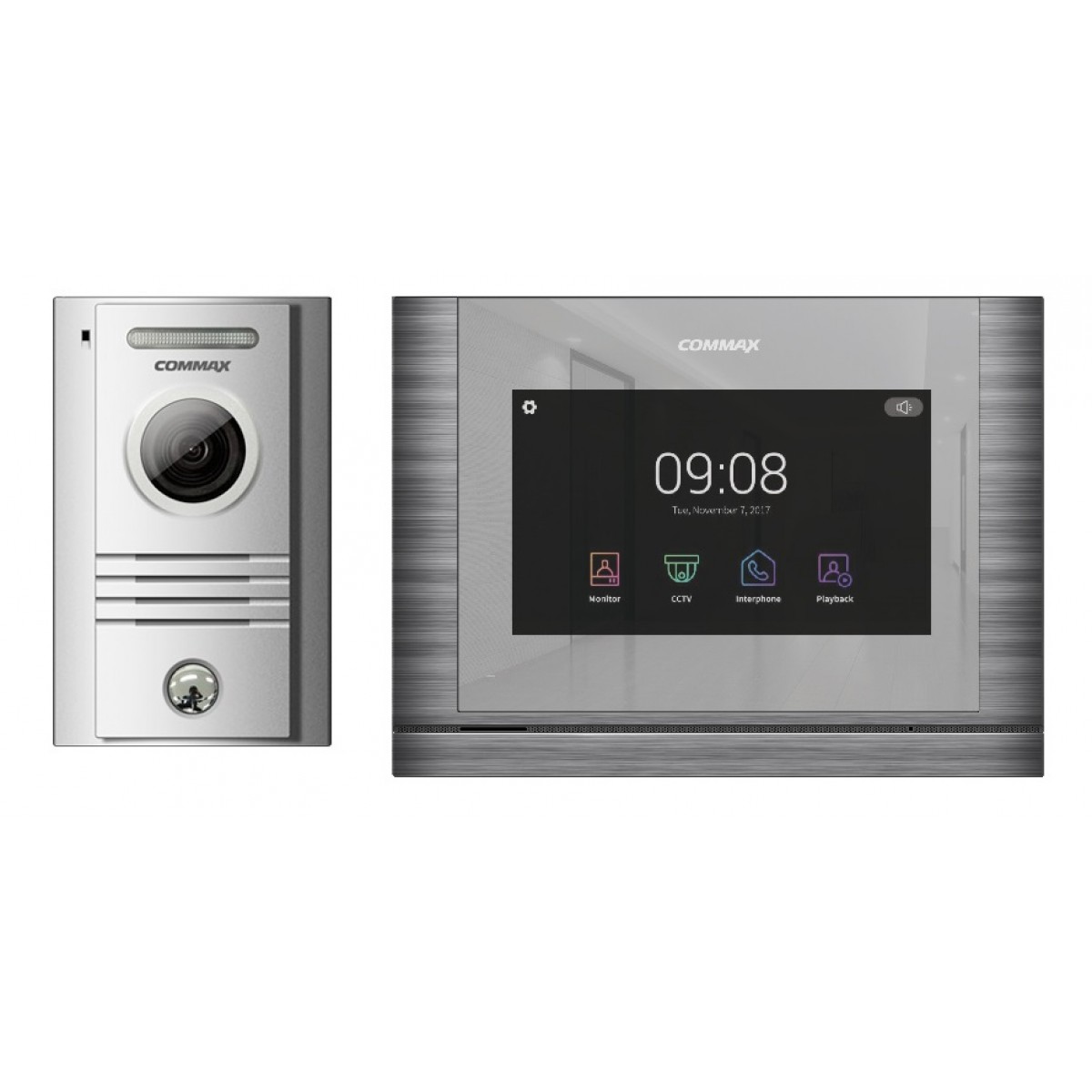Kit Fine view 1.3Mpx Videointerfon Commax 7 Inch 