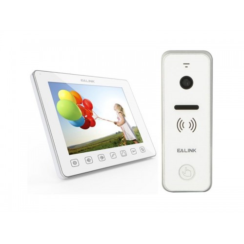 Kit videointerfon 9 inch cu control acces si intercomunicatie si RFID