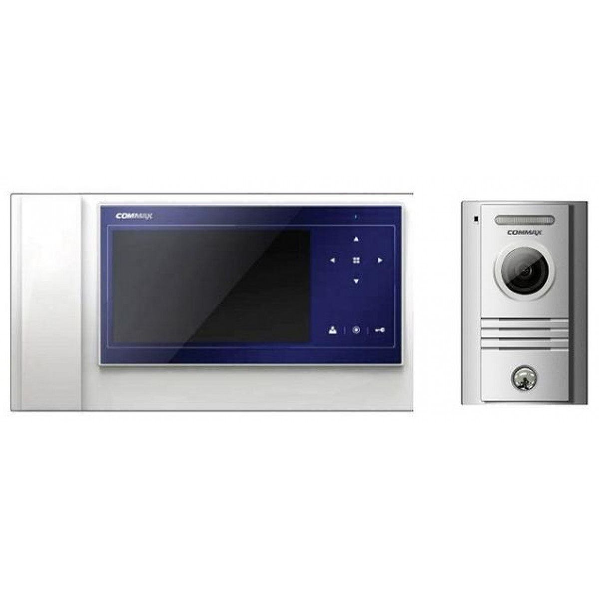 Kit Videointerfon Commax 7 Inch Pan Tilt Digital 160 grade