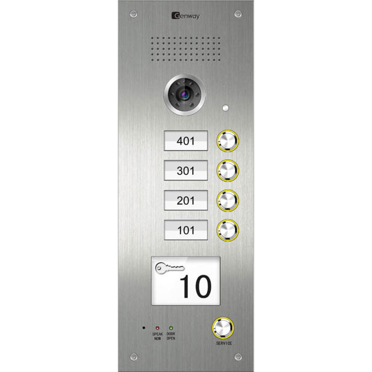 Videointerfon de vila pentru 4 familii Gama Lux Seria C5