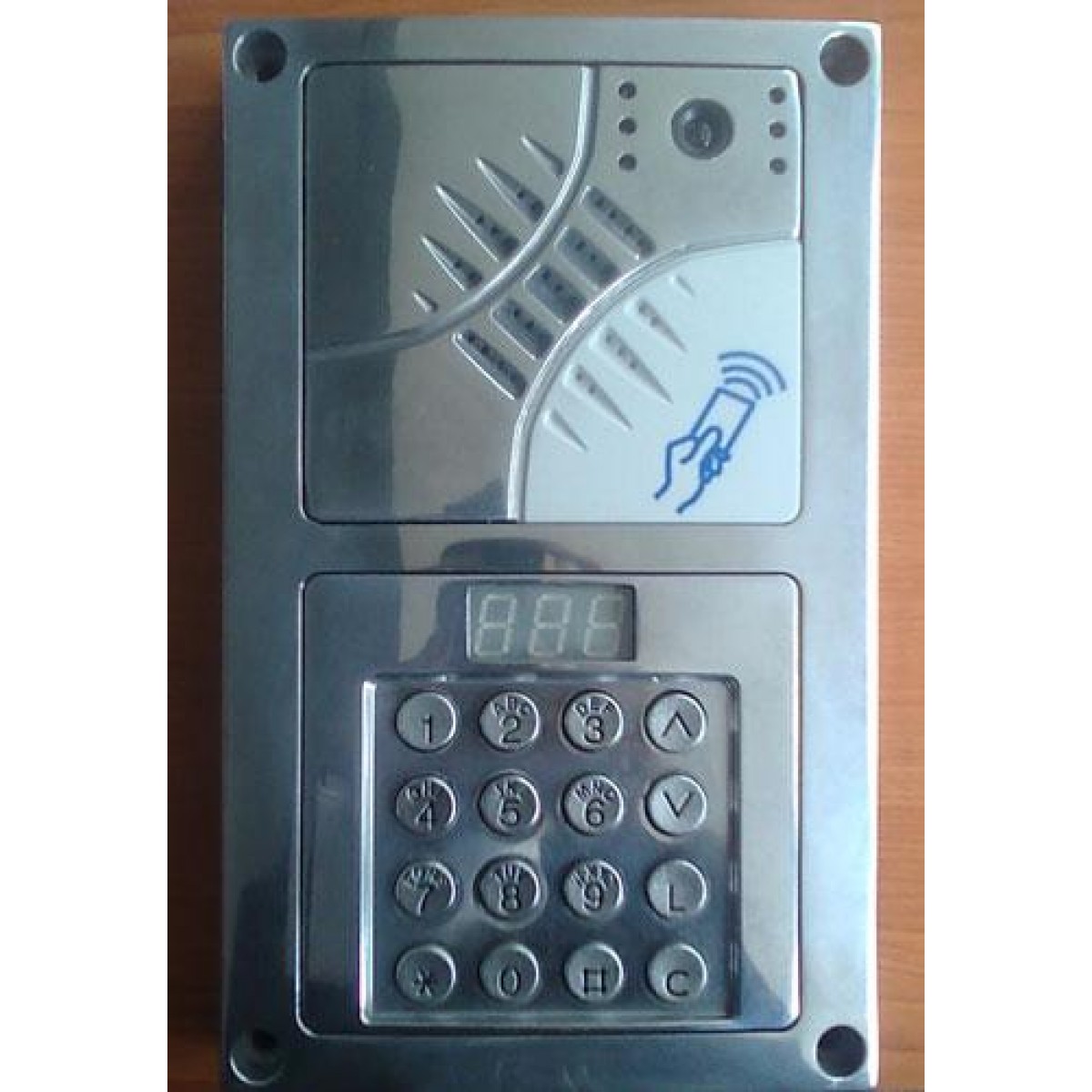  Videointerfon de bloc cititor de carduri inclus Resel