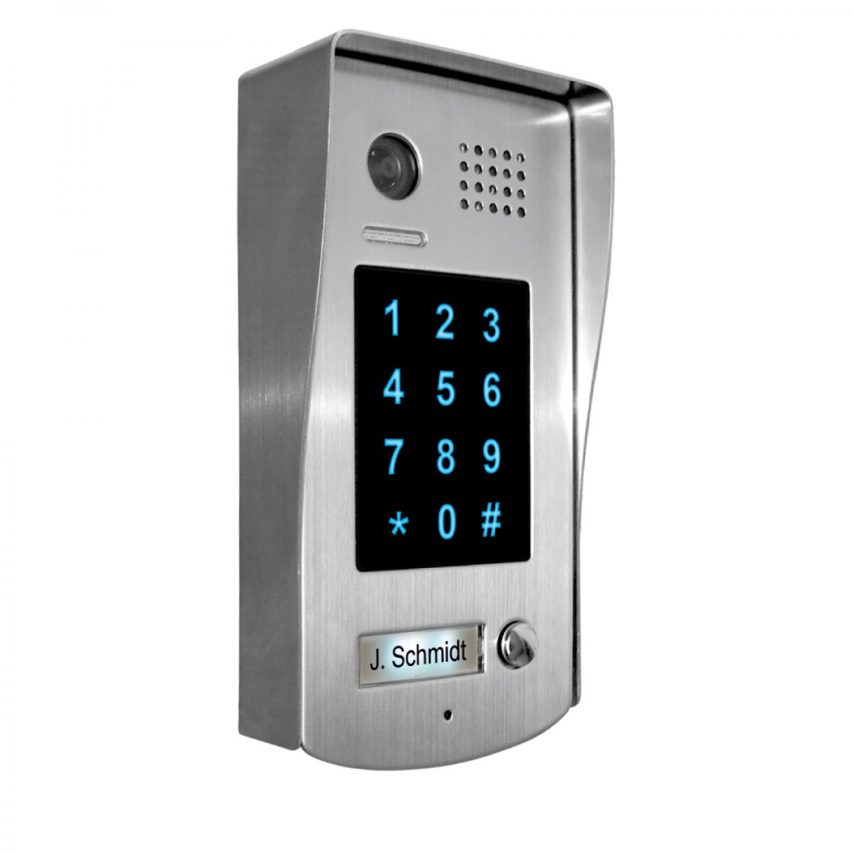 Post videointerfon exterior metalic aplicat DT