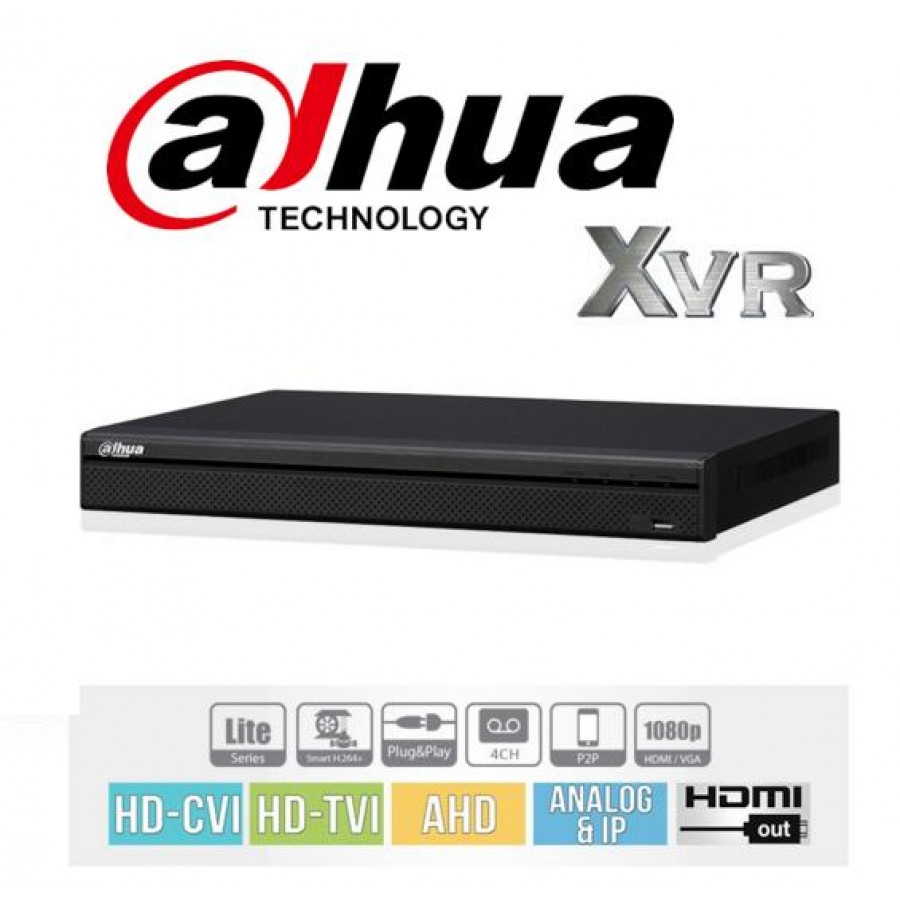 Videorecorder DVR HDCVI Pentabrid 8 Video 1 Audio Dahua S2