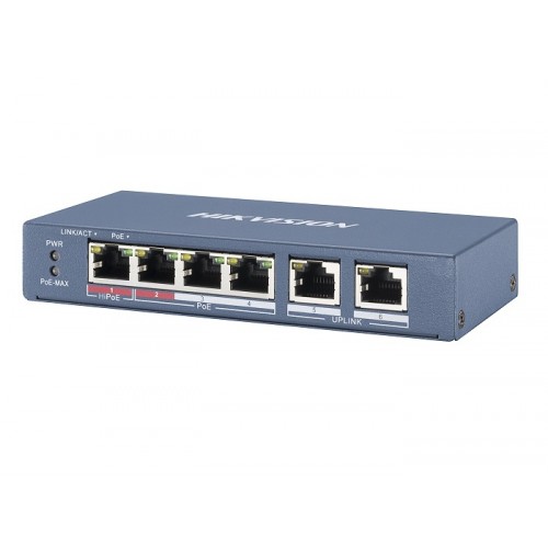 Switch 4 porturi EXTENDED POE Hikvision speed dome